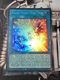 MZMU-EN019 Mikanko Shinbu - Noble Twins Collector's Rare 1st Ed YuGiOh - Image 1