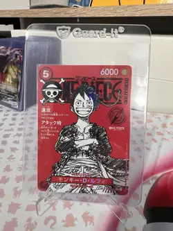 Monkey D Luffy ONE PIECE Card Game Japanese ST21-014 Manga Magazine Promo - Image 1