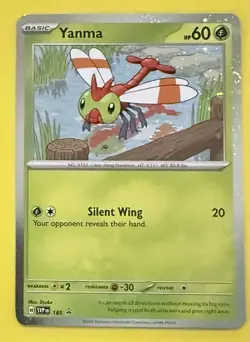Pokemon TCG ~ Yanma 185 ~ Black Star Promo - Cosmos Holo ~ Journey Together - Image 1