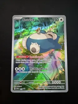 Pokemon TCG Snorlax 051 SV Scarlet & Violet 151 Promo Card Sealed - Image 1