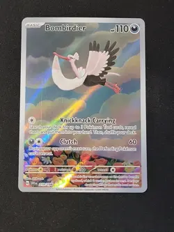 Pokemon TCG Bombirdier Card 219/198 Holo FA Scarlet & Violet Base Set NM - Image 1