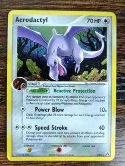 Pokemon Aerodactyl 1/92 ex Legend Maker Holo Rare NM-M - Image 1