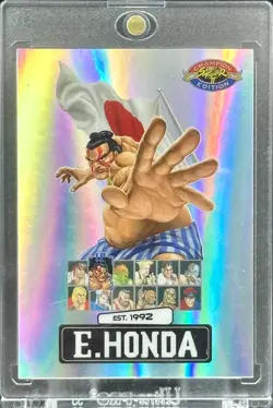 2025 SMC Street Fighter E. HONDA Silver PSA Exclusive Card - Image 1