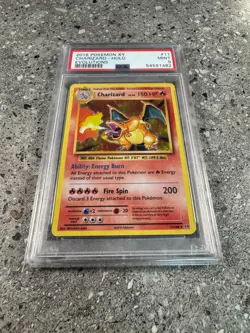 Pokemon TCG Cards Charizard 11/108 Evolutions Holo Rare PSA 9 MINT - Image 1