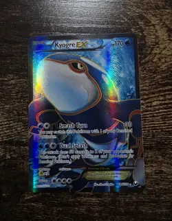 Pokemon TCG Kyogre EX Dark Explorers 104/108 Full Art Holo Ultra Rare - Image 1