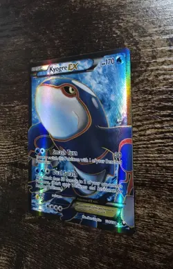 Pokemon TCG Kyogre EX Dark Explorers 104/108 Full Art Holo Ultra Rare - Image 3