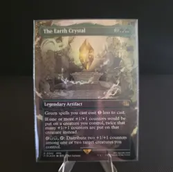 Magic The Gathering The Earth Crystal (Borderless) Final Fantasy Foil - Image 1