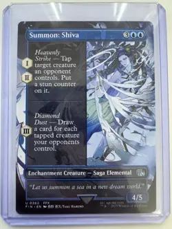 Summon: Shiva (Borderless) #0362 Non-Foil FINAL FANTASY NM MTG ENG - Image 1