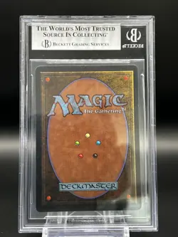 Magic MTG - Scrubland Rare Lands- Revised - BGS 9 Graded Mint - Image 2