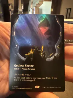 Godless Shrine (Borderless) Edge of Eternities Foil 280 NM - Image 1