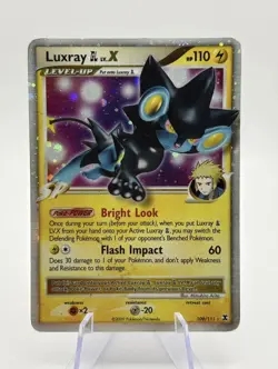 Pokemon TCG Rising Rivals - Luxray GL Lvl X 109/111 Rare MP - Image 1