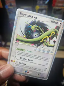 Rayquaza Ex 039 Collector's Tin Pokemon Nintendo Black Star Promo Holo LP SWIRL - Image 1