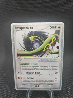 Rayquaza Ex 039 Collector's Tin Pokemon Nintendo Black Star Promo Holo LP SWIRL - Image 2