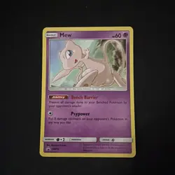 2019 Pokemon MEW black Star Promo SM215 Holo - Image 1