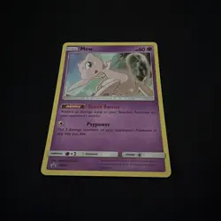 2019 Pokemon MEW black Star Promo SM215 Holo - Image 2
