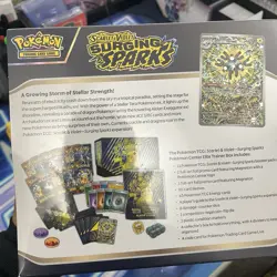 Surging Sparks Pokemon Center Elite Trainer Box ETB FACTORY SEALED - Image 4
