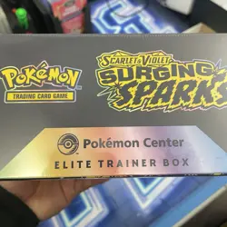 Surging Sparks Pokemon Center Elite Trainer Box ETB FACTORY SEALED - Image 5