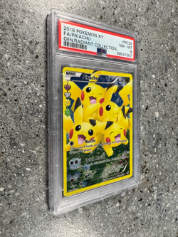 Pokemon TCG Pikachu RC29/RC32 Generations Radiant Collection Full Art Holo PSA 8 - Image 3
