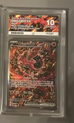 Pokemon TCG Oricorio Ex MEP 024 Black Star Promo ACE 10 GEM MINT - perfect subs - Image 1
