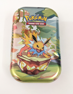Pokemon TCG Jolteon Scarlet & Violet Prismatic Evolutions Mini Tin Card Coin - Image 1