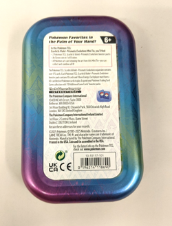 Pokemon TCG Glaceon Scarlet & Violet Prismatic Evolutions Mini Tin Card Coin - Image 3
