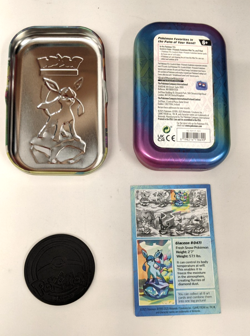 Pokemon TCG Glaceon Scarlet & Violet Prismatic Evolutions Mini Tin Card Coin - Image 4