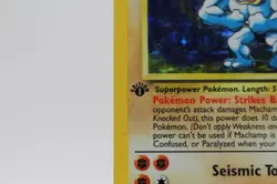 Pokemon Machamp 8/102 1st Edition Base Set Holo 1999 WOTC LP - Image 2