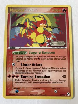 2006 Pokemon - Magmar Legend Maker #21/92- Holo Rare Clean Nice - Image 1