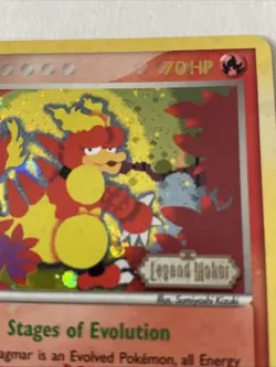 2006 Pokemon - Magmar Legend Maker #21/92- Holo Rare Clean Nice - Image 3