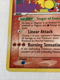 2006 Pokemon - Magmar Legend Maker #21/92- Holo Rare Clean Nice - Image 5