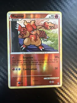 2010 POKEMON HEARTGOLD & SOULSILVER TRIUMPHANT 42 MAGMAR-REVERSE FOIL - Image 1