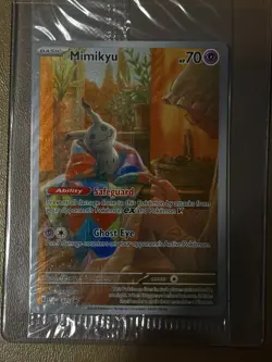 (TWO) #5 Mimikyu 075 Pokemon Center Black Star Promo SEALED Stamped Pokemon - Image 2