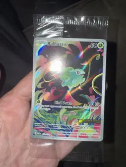Pokemon Bulbasaur Full Art Illustration Rare Holo Stamped Mega Evolution 133/132 - Image 1