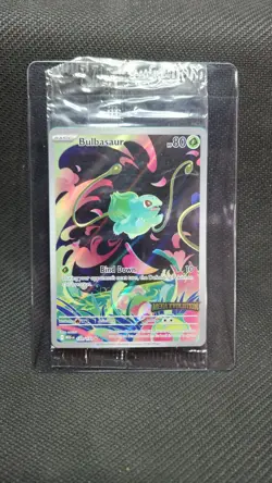 Pokemon Bulbasaur MEGA Evolution Holo Full Art Stamped 133/132 80HP - Image 1