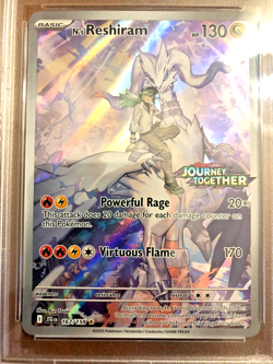 N's Reshiram Box Topper #167 - PSA GEM MT 10 - 2025 Journey Together - Pokemon - Image 2