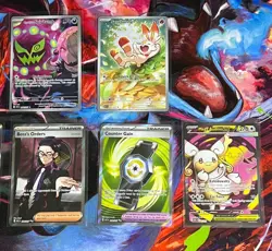 2026 Pokemon Ascended Heroes LOT of 8 Illustration Rare + Ultra Rare Full Art! - Image 3