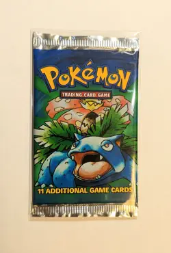 Pokemon Venusaur Base Set Booster Pack WOTC Unweighed Collection 1999 Read desc - Image 1
