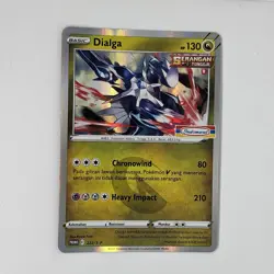 Special Pokemon TCG Indonesia Dialga Indomaret Stamped Promo 222/S-P Holo RARE - Image 1