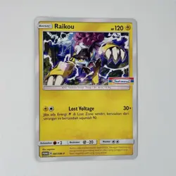 Special Pokemon TCG Indonesia Raikou Indomaret Stamped Promo 087/SM-P (LOW POP!) - Image 1