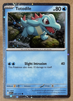 Totodile Cosmos Holo Ascended Heroes Common 041/217 Pokemon TCG - Image 1