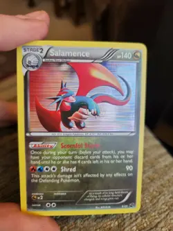 Salamence 8/20 Dragon Vault COSMOS HOLO Blister Rare Pokemon, some flaws read - Image 1