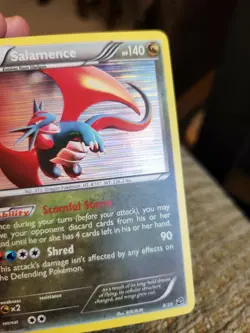 Salamence 8/20 Dragon Vault COSMOS HOLO Blister Rare Pokemon, some flaws read - Image 2