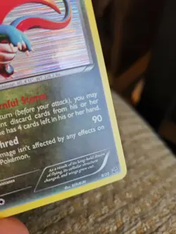 Salamence 8/20 Dragon Vault COSMOS HOLO Blister Rare Pokemon, some flaws read - Image 3