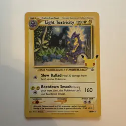 Pokemon Light Toxtricity SWSH137 Sword & Shield Promo Holo 120HP 160ATK - Image 1