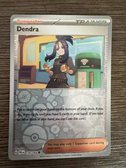 Pokemon Dendra 179/193 Reverse Holo Paldea Evolved NM/M - Image 1