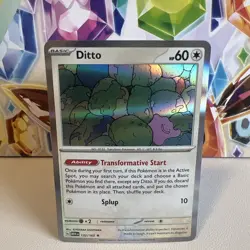 Ditto 132/165 Holo Rare - Pokemon TCG 151 English Scarlet & Violet NM - Image 1