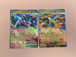 Pokemon TCG Mega Charizard ex X MEP 029 and Y MEP 030 Black Star Promo NM/M - Image 2