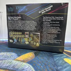 Crown Zenith Pokemon Center Elite Trainer Box Plus ETB - New Factory Sealed - Image 2