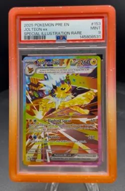 Pokemon Jolteon ex 153/131 Sv: Prismatic Evolutions Illustration Rare PSA 9 - Image 1
