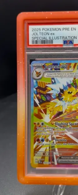 Pokemon Jolteon ex 153/131 Sv: Prismatic Evolutions Illustration Rare PSA 9 - Image 4